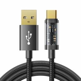 Joyroom hårdført USB til USB-C kabel med Power Delivery - PD - 1,2m