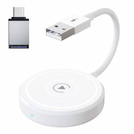 Kina OEM TrÃ¥dlÃ¸s Apple CarPlay dongle inkl. USB-C til USB 3.0 adapter