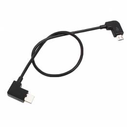 USB-C til Micro USB kabel til DJI MAVIC PRO & SPARK droner - 30 cm