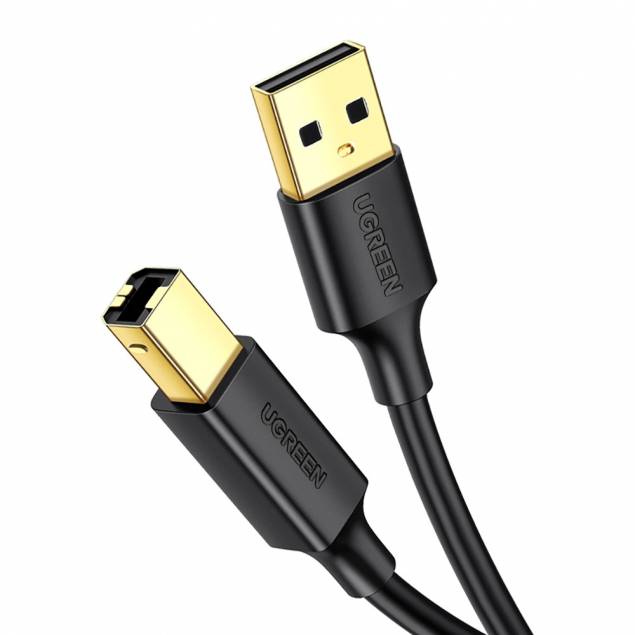 Ugreen printer kabel - USB-A 2.0 til USB-B - 2m