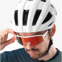  RockBros polariseret cykelbrille m etui og ramme til linser med styrke - Hvid