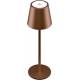 Genopladelig og vandtæt bordlampe med touch control - Bronze