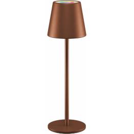 GooBay Genopladelig og vandtÃ¦t RGBW LED bordlampe m farvet lys touch control - Bronze