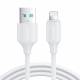 Joyroom USB til Lightning kabel - 2m - Hvid