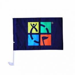 Geocaching flag til bilen - 45 x 30 cm