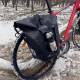 Vandtæt pannier sidetaske til cykel-bagagebærer - 25l - Gul