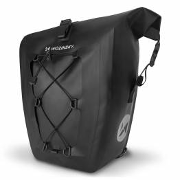  Vandtæt pannier sidetaske til cykel-bagagebærer - 25l - Sort