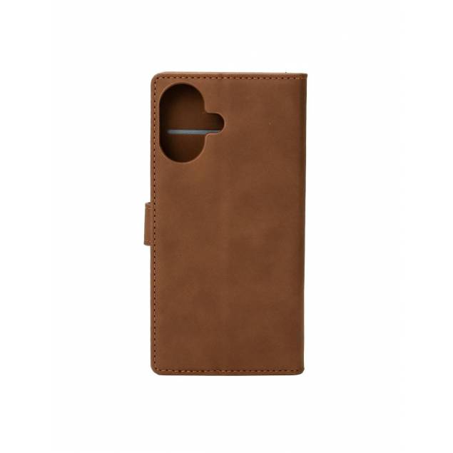 iPhone 16 Plus Wallet cover - brun