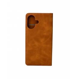 iPhone 16 Plus Wallet cover - brun