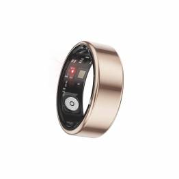 OEM Smart ring med skridttÃ¦ller, sÃ¸vn, puls & blodtryk tracking - 65mm Guld