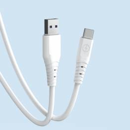  Dudao USB til USB-C PD opladnings- og datakabel - 1m - Hvid