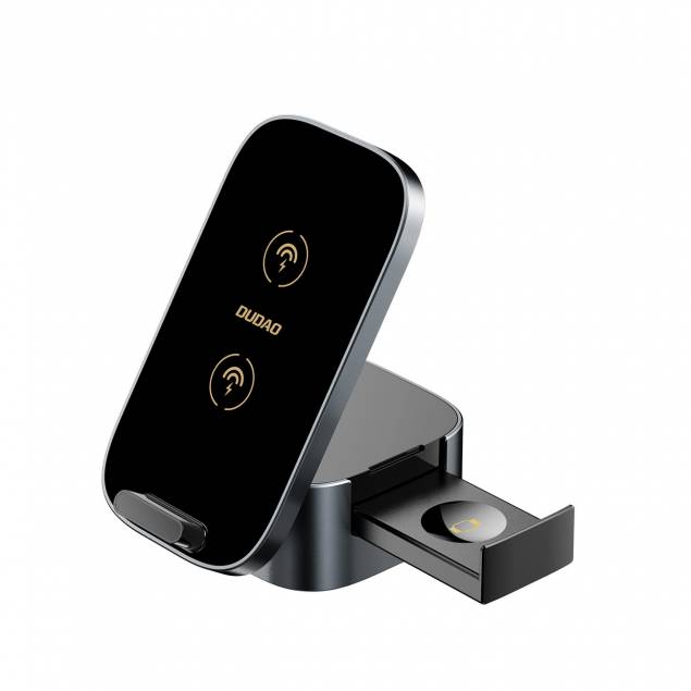 Dudao A11Pro+ 3-i-1 trådløs oplader til iPhone 12-16, AirPods og Watch Dudao A11Pro+ 3-i-1 trådløs oplader til iPhone 12-16, AirPods og Watch