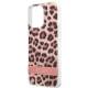 Guess GUHCP13LHSLEOP iPhone 13 Pro / 13 pink hardcase Leopard