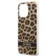 Guess GUHCP13LHSLEOW iPhone 13 Pro / 13 brun hardcase Leopard