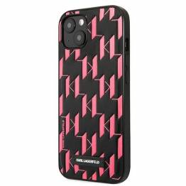  Karl Lagerfeld iPhone 13 mini hardcase pink Monogram Plade