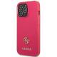 Guess Saffiano 4G cover til iPhone 13 Pro / 13 - pink