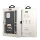 Karl Lagerfeld iPhone 13 Pro / 13 Hardcase Saffiano Metal Karl Head