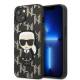 Karl Lagerfeld iPhone 13 hardcase sort Monogram Ikonik Patch