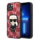 Karl Lagerfeld iPhone 13 hardcase rød Monogram Ikonik Patch