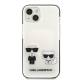 Karl Lagerfeld iPhone 13 mini hardcase hvid/hvid Karl&Choupette