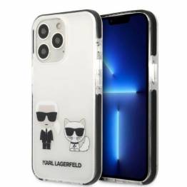 Karl Lagerfeld iPhone 13 Pro Max hardcase hvid/hvid Karl&Choupette