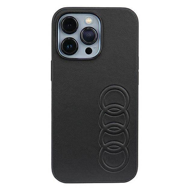 Audi Kunstlæder iPhone 13 Pro / 13 sort hardcase