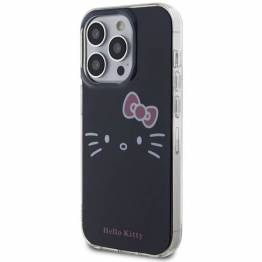  Hello Kitty IML Kitty Face cover til iPhone 13 Pro / 13 - sort