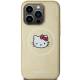 Hello Kitty læder Kitty Head MagSafe cover til iPhone 13 Pro / 13 - guld