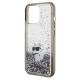 Karl Lagerfeld Flydende Glitter Choupette-sag til iPhone 13 Pro / 13 - transparent