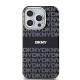 DKNY IML Mono & Stripe MagSafe cover til iPhone 13 Pro Max - sort