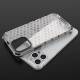 Honeycomb beskyttelsescover med TPU bumper til iPhone 13 Pro Max transparent