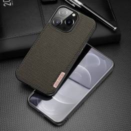  Dux Ducis Fino cover lavet af nylon materiale til iPhone 13 Pro grøn