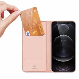  Dux Ducis Skin Pro Bookcase-typecover til iPhone 13 Pro Max pink