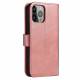 Elegant bookcase cover med klap og kickstand til iPhone 13 Pro Max pink