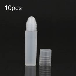  10 stk plastikrør til parfume eller geocaching - 1,5 x 10,7 cm