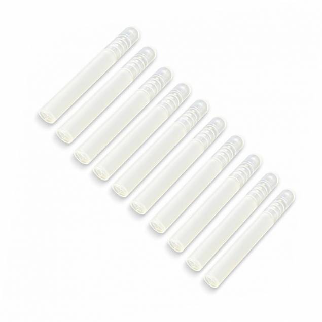 10 stk plastikrør til parfume eller geocaching - 1,5 x 10,7 cm 10 stk plastikrør til parfume eller geocaching - 1,5 x 10,7 cm