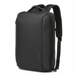 Wozinsky Premium 2-i-1 rygsæk og skuldertaske til 13" MacBook/laptop - Sort
