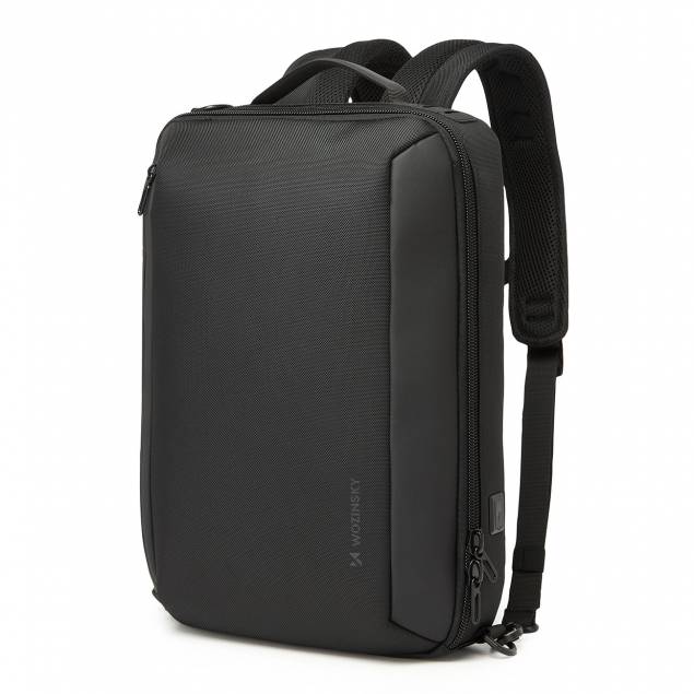 Wozinsky Premium 2-i-1 rygsæk og skuldertaske til 13" MacBook/laptop - Sort Wozinsky Premium 2-i-1 rygsæk og skuldertaske til 13" MacBook/laptop - Sort
