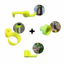  Værktøjspakke til geocaching ekstraktor med pose og karabin - 4 stk - 3D printet