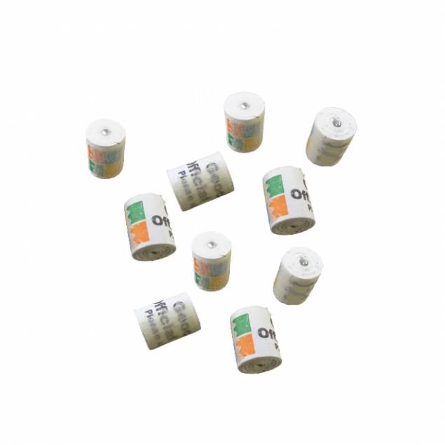 Logrulle i vandafvisende papir til nano beholder til geocaching - 10 stk Logrulle i vandafvisende papir til nano beholder til geocaching - 10 stk