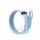 Orico USB-C 100W PD kabel med hårdfør nylon vævning - 1m - Blå