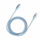 Orico USB-C 100W PD kabel med hårdfør nylon vævning - 1m - Blå