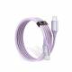 Orico USB-C 100W PD kabel med hårdfør nylon vævning - 1m - Lilla