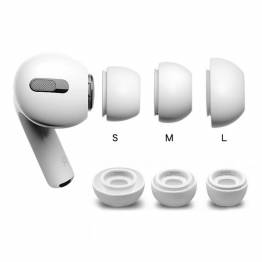 3 par silikone ørepropper til AirPods Pro / Pro 2 - Hvid