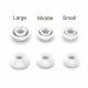 3 par silikone ørepropper til AirPods Pro / Pro 2 - Hvid