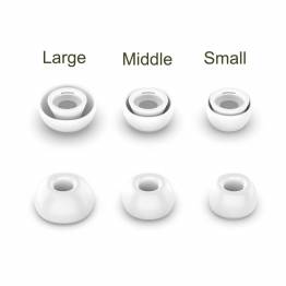  3 par silikone ørepropper til AirPods Pro / Pro 2 - Hvid