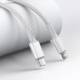 Baseus USB-C til Lightning kabel - 1m - Hvid