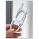 Baseus USB-C til Lightning kabel - 1m - Hvid