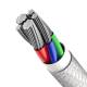 Baseus USB-C til Lightning kabel - 1m - Hvid