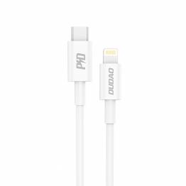 Dudao USB-C til Lightning kabel - 1m - Hvid